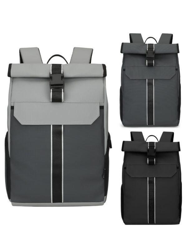 waterproof roll top backpack 22l laptop