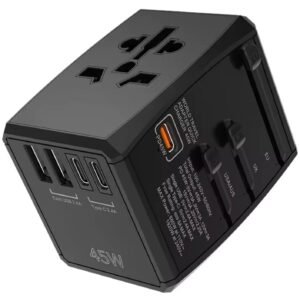 Universal Travel Adapter PD 45W SuperFast Charging