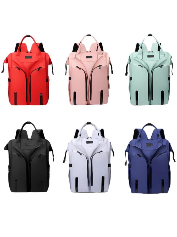 baby changing backpack with insulated bottle pockets